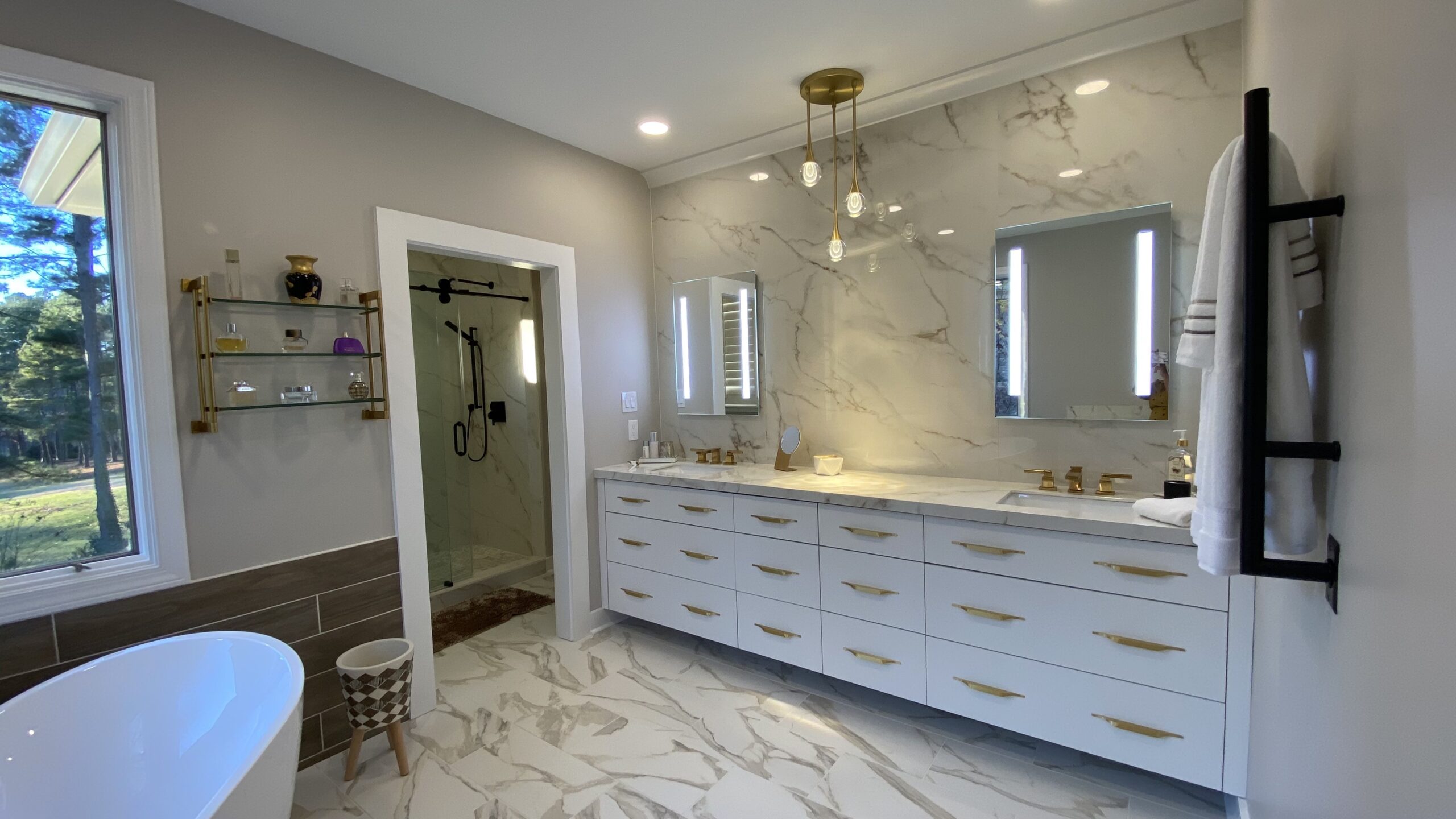 Modern Master Bathroom | Coastal Floors | Coastal Floors