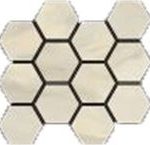 Crema/Polished Hexagon Mosaic