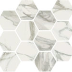 Grigio/Natural Hexagon Mosaic