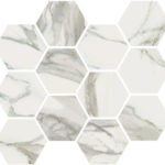 Grigio/Polished Hexagon Mosaic