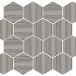 Dark/Natural Hexagon Mosaic