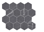 Sovereign Gray/Matte Hexagon Mosaic